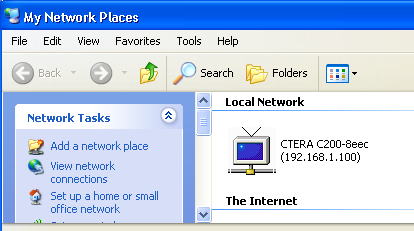 Configurare il Cloud Gateway (1/3) Collega l appliance alla rete locale e configura UPnP sul tuo PC. Fai click su Start>Computer>Network.