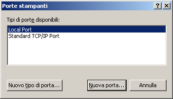 Installazione del monitor LPR (Line Printer Remote) Windows 2000/Windows XP/Windows Server 2003 Accedere al sistema tramite un account con privilegio di amministratore.