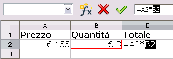 Copia di celle tramite trascinamento Per copiare in modo automatico e più veloce il contenuto delle celle incrementandone il contenuto: 1. seleziona la cella di cui vuoi incrementare il contenuto 2.