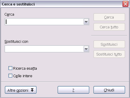 Blocco dei riferimenti Per evitare che Calc cambi automaticamente i riferimenti devi inserire il simbolo $ davanti all'indice di riga o colonna da mantenere fisso.