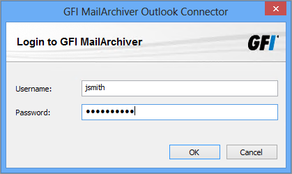 2 Utilizzo di GFI MailArchiver Outlook Connector Quando GFI MailArchiver Outlook Connector è installato, verrà registrato automaticamente in Microsoft Outlook.