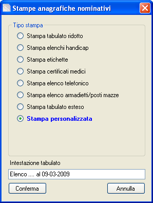 Vediamo in dettaglio come costruire una stampa personalizzata.