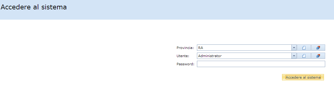 Cliccate su Procedi comunque. A questo punto dovete scegliere la vostra provincia, lo username relativo ed inserire la password che vi è stata consegnata.