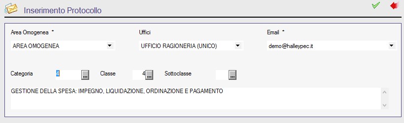 Denominazione Codice univoco Codice paese Codice fiscale Email PEC ufficio Email PEC Sdi Denominazione dell ufficio di fatturazione elettronica (la descrizione è libera).