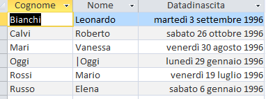 Interrogazione di 1 livello su alunni elenco alfabetico NOME QUERY DESCRIZIONE SQL ORDINAMENTO ALUNNI IN ORDINE SELECT alunni.cognome, alunni.