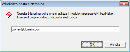 Schermata 14: Connessione a GFI FaxMaker via HTTP 7.