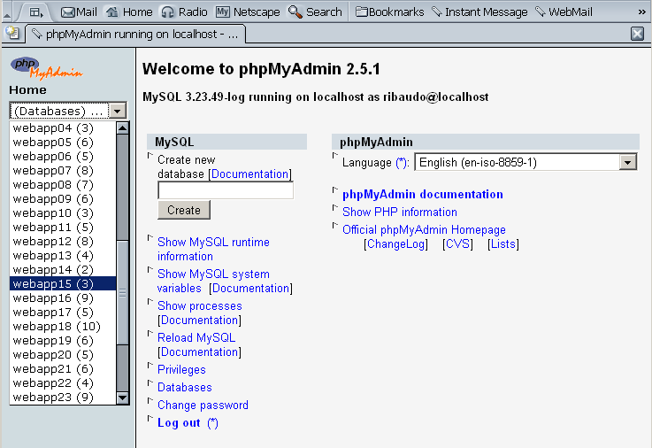 MySQL: comandi utili show databases; use <nomedb>; show tables; describe <nometable>; describe animali; +-------------+---------------+------+-----+------------+----------------+ Field Type Null Key