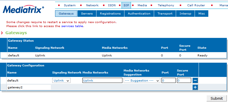 2. Configurazione BRI successive alla prima (caso BRI separate) Questo scenario prevede la possibilità di indirizzare le chiamate in uscita in modo mirato ed indipendente su ogni accesso base.