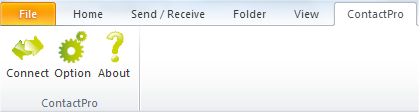 Plug-in di Microsoft Outlook Il plug-in Contact Pro 2010 per Microsoft Outlook rappresenta un nuovo strumento per accedere a specifiche funzionalità di Contact Pro all interno di un ambiente nativo e