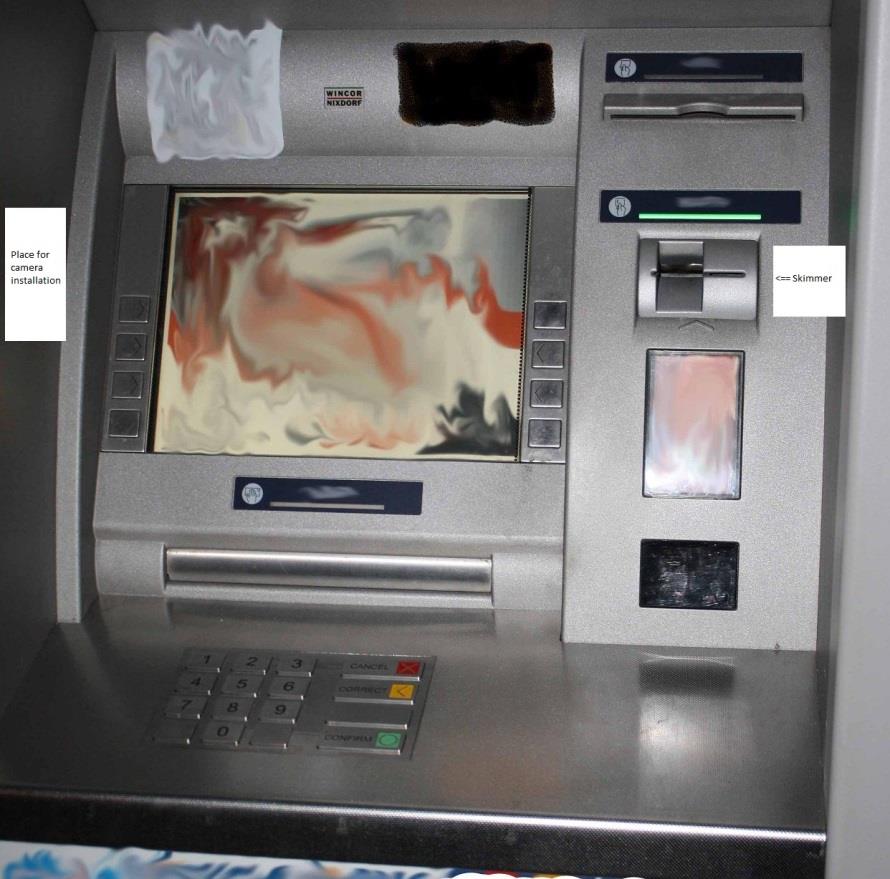 Furti di soldi: ATMs & Skimmers Ci sono