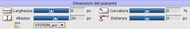 XFACILE / XTOTEM Pagina 312 Stili di Pulsanti Cliccare su per visualizzare gli Stili di Pulsante, su per nasconderli. Nuovo Stile di Pulsante Cliccare su per aggiungere il nuovo Stile --- NEW ---.