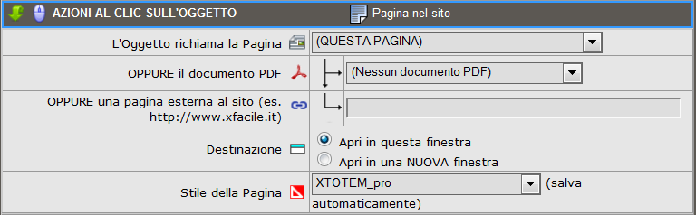 XFACILE / XTOTEM Pagina 83 Costi dell'imballo per ogni singolo oggetto ordinato Personalizzazioni Menu a tendina per eventuali scelte (ed esempio taglie, colori, eccetera): Titolo del menu a tendina.