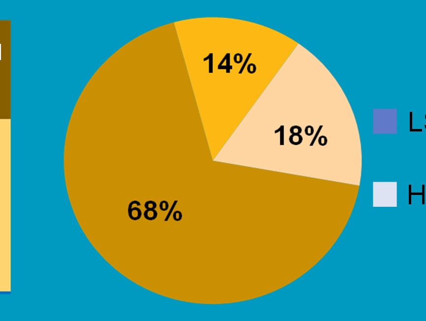 Negative 63% LSIL ASCH HSIL+ Inadequate 1% HPV prevalence was 6.