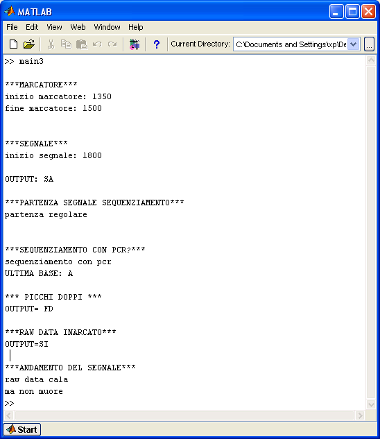 5. Troubleshooting: algoritmi e soluzioni proposte riconosce un calo del RD, ma non così drastico da portarlo a morire. Figura 5.4: risultato del troubleshooting automatico per la sequenza s_sf.