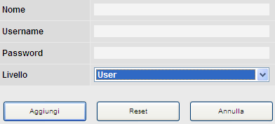 7.6.2. INSERIMENTO NUOVO ACCOUNT Premere il tasto Aggiungi Account. Nella parte in basso della pagina comparirà quanto illustrato in Fig.