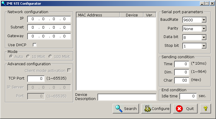 1 GENERAL DESCRIPTION The Ethernet interface is a gateway between the Meters and Multifunction devices and the Ethernet network line.