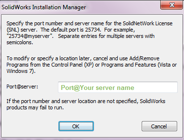 3. Dopo avere fatto clic su Avanti, Gestione installazioni SolidWorks 2012 SP2.0 avvierà la procedura guidata di installazione.