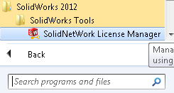 Attivazione della licenza SolidNetwork 2012 A partire dalla versione SolidWorks 2010, è stato introdotto un nuovo metodo di gestione delle licenze di rete.