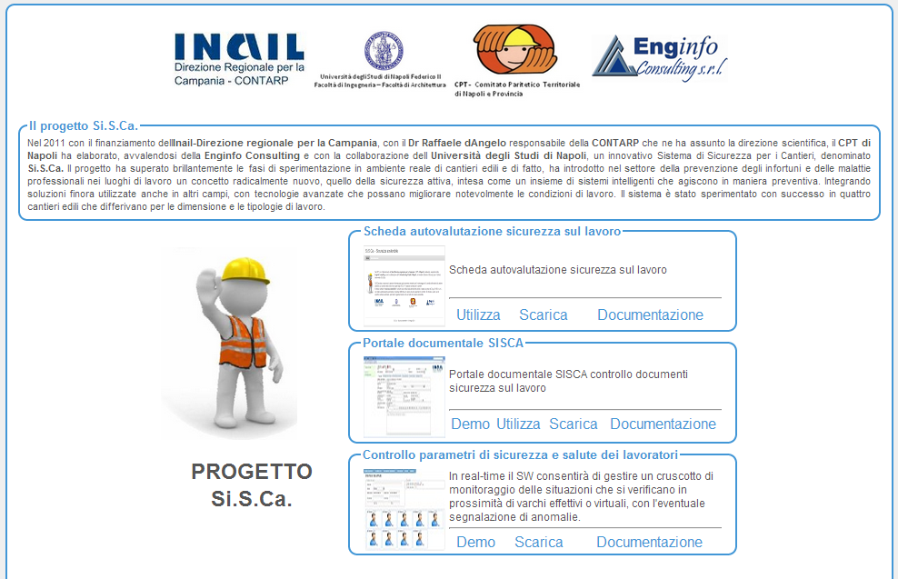 Installazione Step1: Download del software. Il software è reperibile attraverso il sito internet, http://www.enginfo.