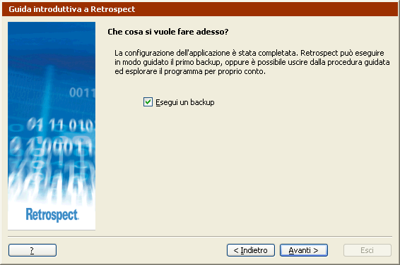 Al prompt dello schermo di registrazione, selezionare uno dei seguenti pulsanti di scelta, quindi fare clic su Avanti.