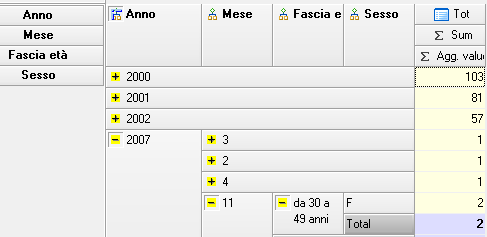 Analisi dei CV pervenuti, per periodo, fasce di età e sesso Richiesta del Ministero del Lavoro Analisi personale inserito in