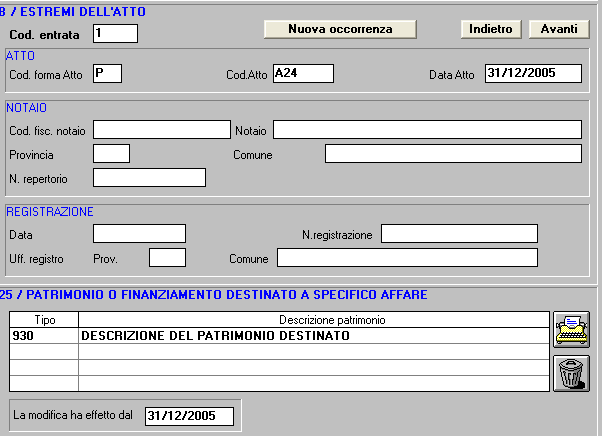 4 Ci sono pertanto due adempimenti da eseguire: 1 ) TERMINE: 30 GIORNI dalla data dell atto.