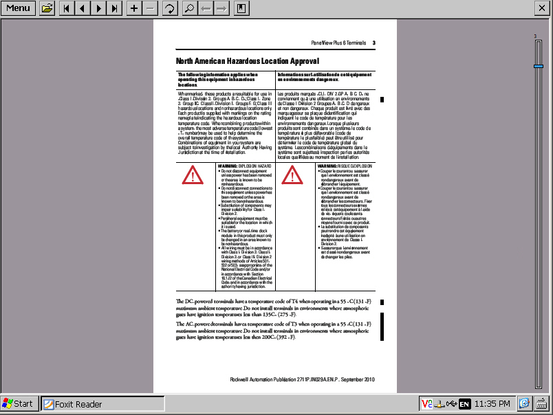 Sistema operativo Windows Capitolo 4 Lettore PDF La finestra del lettore PDF mette a disposizione le normali funzioni di visualizzazione e ricerca.