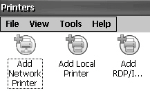 Installazione e sostituzione dei componenti Capitolo 5 Installazione manuale delle stampanti Per configurare manualmente una stampante supportata, procedere come segue. 1.