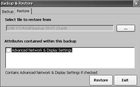 Capitolo 4 Sistema operativo Windows Ripristino di un immagine di backup Per ripristinare o clonare un immagine di backup su un dispositivo di archiviazione, procedere come segue. 1.