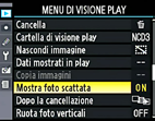 3 Selezionate un menu Premete o per selezionare il menu desiderato.