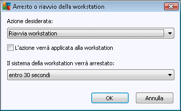 Immettere una breve descrizione della workstation selezionata in questa casella di testo della finestra di dialogo, quindi selezionare OK.