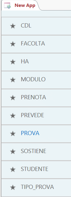 Per ogni tabella, il software creerà una pagina in grado di effettuare CRUD (Create, Read,