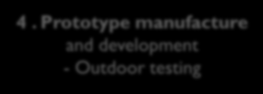 Prototype manufacture and development - Outdoor