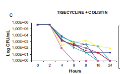 ctivity of tigecycline alone and in combination with colistin and meropenem against Klebsiella pneumoniae carbapenemase
