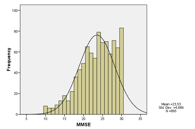 CARATTERIZZAZIONE DEL CAMPIONE MMSE Indicatori Statistici Media