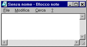 Editor di testi: Blocco note