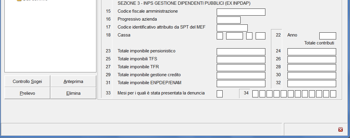 lavoratore; - i mesi per i quali è stata presentata la denuncia Uniemens. Per istruzioni in merito al contenuto dei punti richiesti si rinvia alla sezione Dettaglio campi.