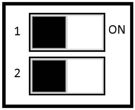 6. Attendere che la tastiera visualizzi le informazioni sulla versione centrale ed emetta un beep : 7. Sulla centrale, mettere DIP1 su ON: 8. Attendere che la tastiera emetta alcuni beep : 9.