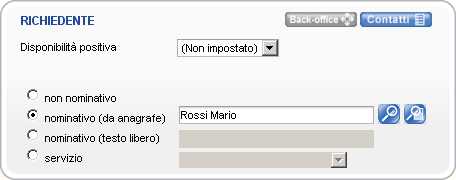 Figura 2.5 2.2 Inserimento e ricerca anagrafica Se il soggetto è residente si può cercare nell anagrafe comunale o inserirlo manualmente qualora mancasse.