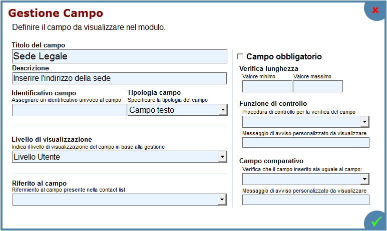 24 Descrizione del sistema Gestione Servizi Modulo di precontratto.