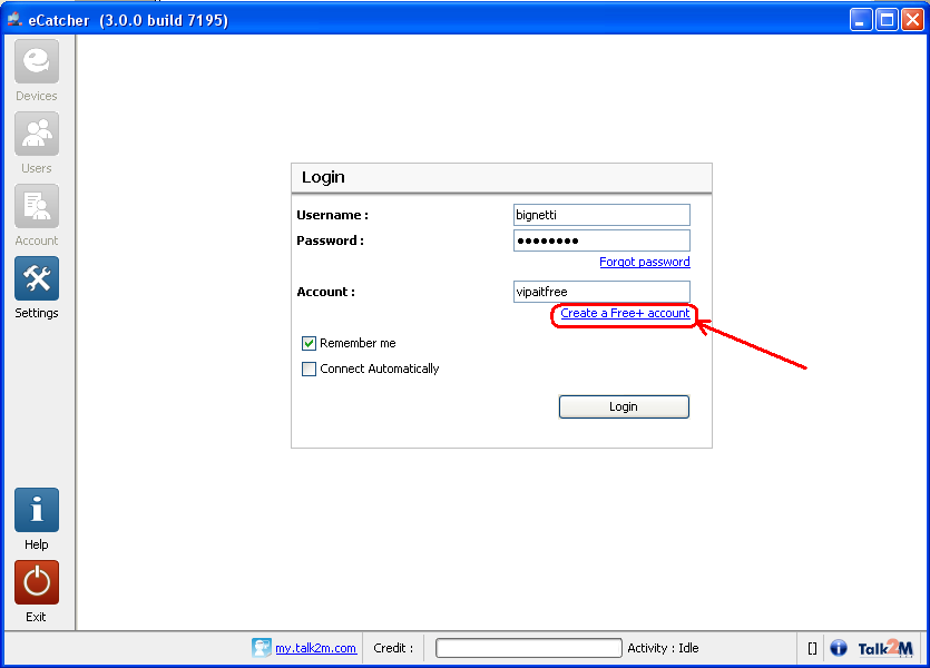 CONFIGURARE IL VIPA 900-2C610 NEL PROPRIO ACCOUNT TALK2M Talk2M è un server in internet che gestisce il collegamento tra il PC di teleassistenza ed il dispositivo remoto, instaurando tra i due