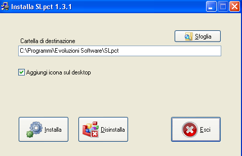 Scaricare il file SetupSLpct.exe Salvare il file e, alla schermata successiva, cliccare su Esegui.