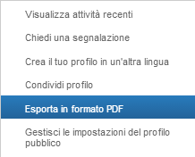 Vi sono molti modi di presentare un curriculum vitae partendo da un profilo LinkedIn.