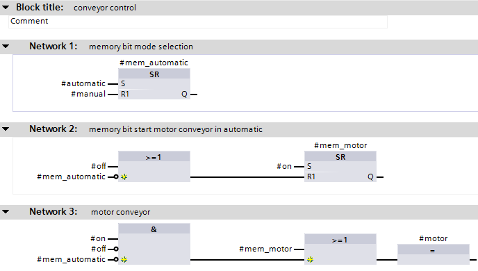 12. Dopo aver dichiarato le variabili locali è possibile immettere il programma utente utilizzando i nomi delle variabili. (Le variabili sono identificate dal simbolo '#'.