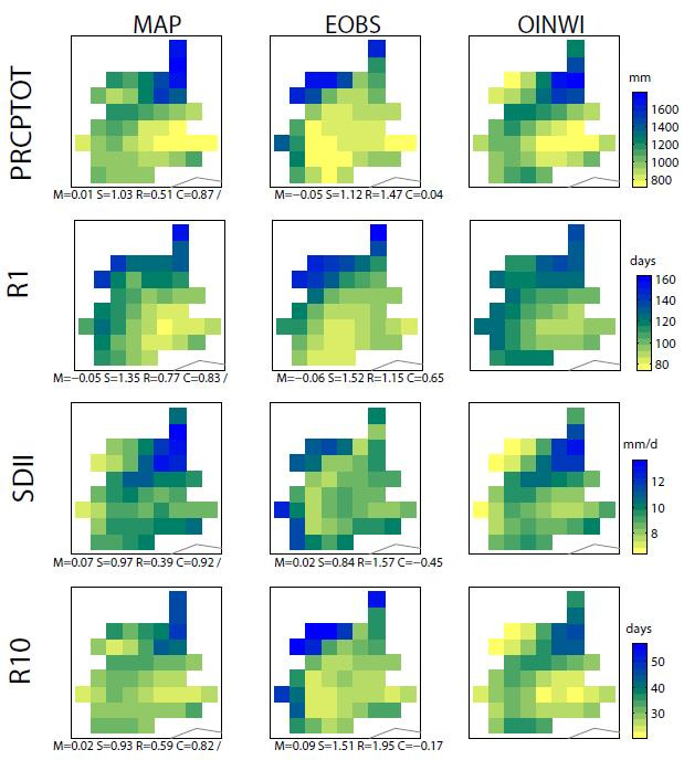 hanno una correlazione molto bassa con il dataset OINWI, basato su un numero superiore di