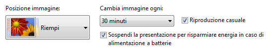 Creazione di una presentazione per lo sfondo del desktop Invece di un'unica immagine di sfondo sul desktop, è possibile aggiungerne di più creando una presentazione delle proprie immagini preferite.