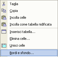 Per modificare l altezza di una riga si posiziona il cursore sul bordo inferiore della riga stessa.