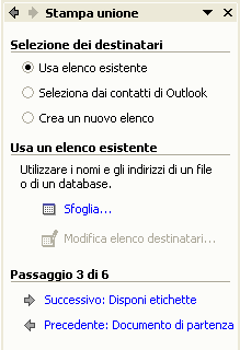 Si apre la finestra sottostante in cui inserire le misure rilevate, con l ausilio di un righello, dal foglio etichette in nostro possesso.