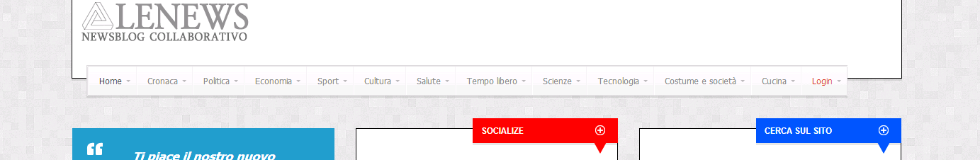 Effettuare Login Nella parte superiore cliccare su LOG-IN Si