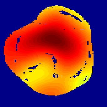 Capitolo Sesto Soluzione proposta Figura 36: Immagine di bias Figura 37: Immagine di bias mappa colori Jet _